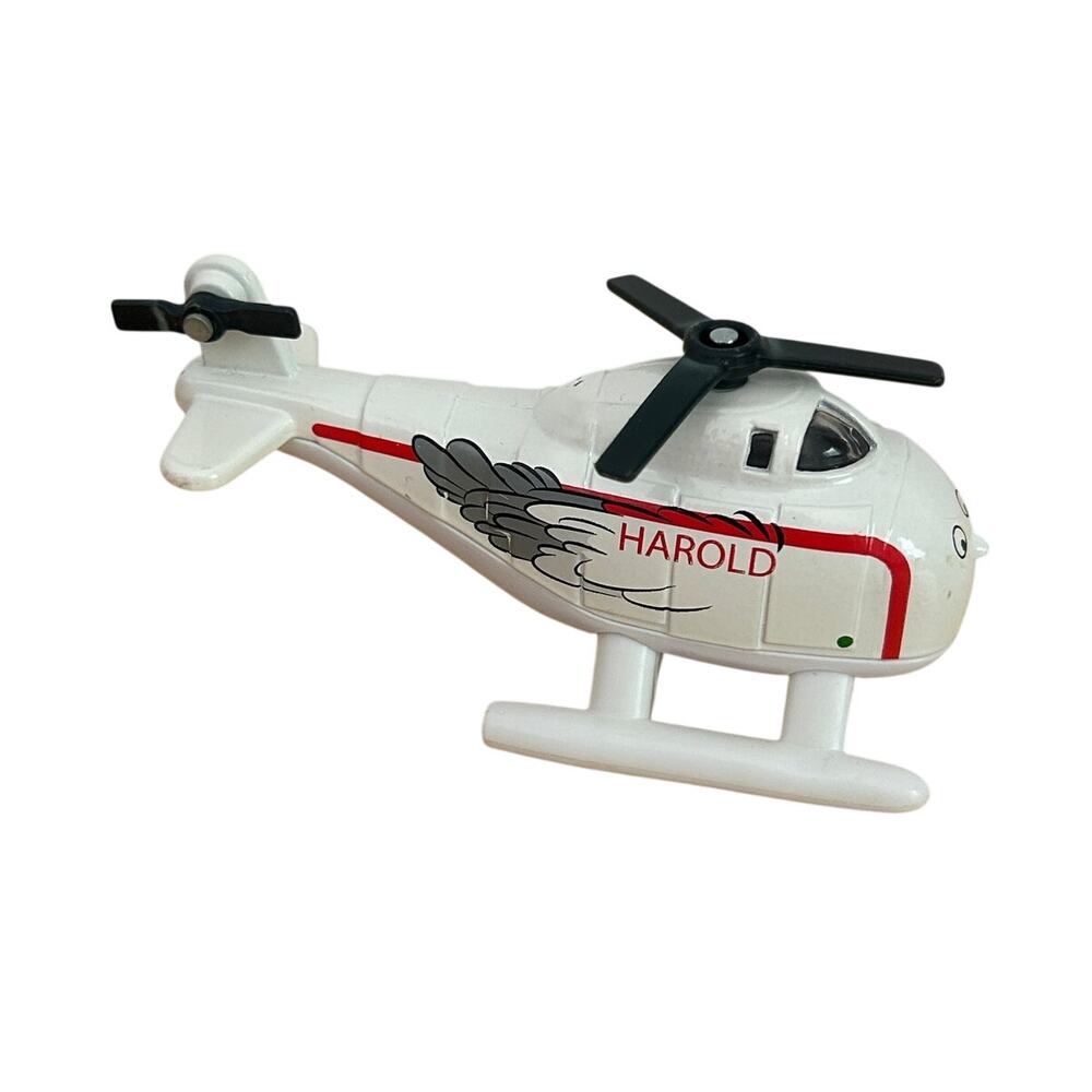 Thomas & Friends Harold Helicopter 2012 Diecast White Red Wings Train Toy